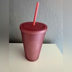 Starbucks grande pink lemonade studded tumbler